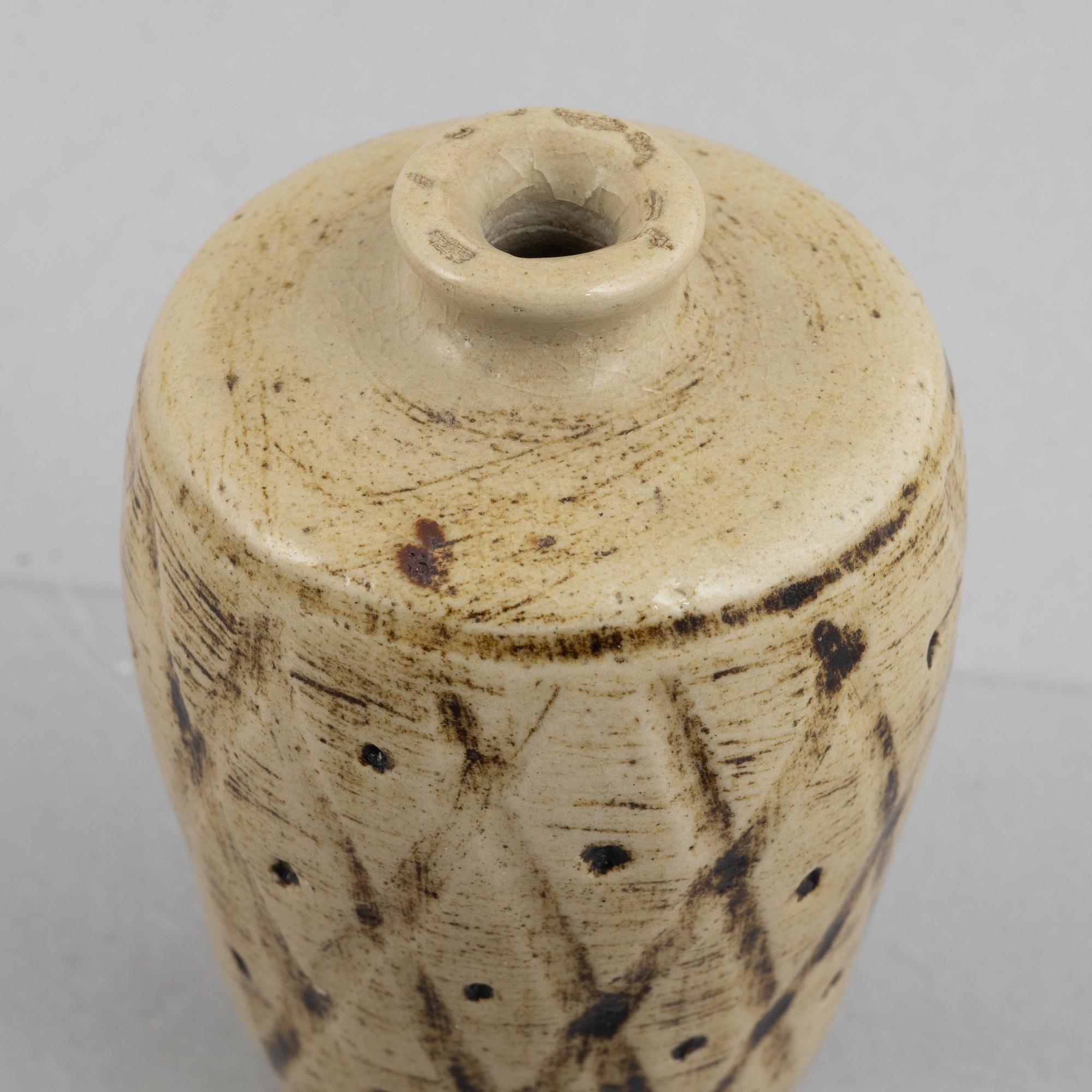 Anders Bruno Liljefors, a stoneware vase, Gustavsbergs studio.