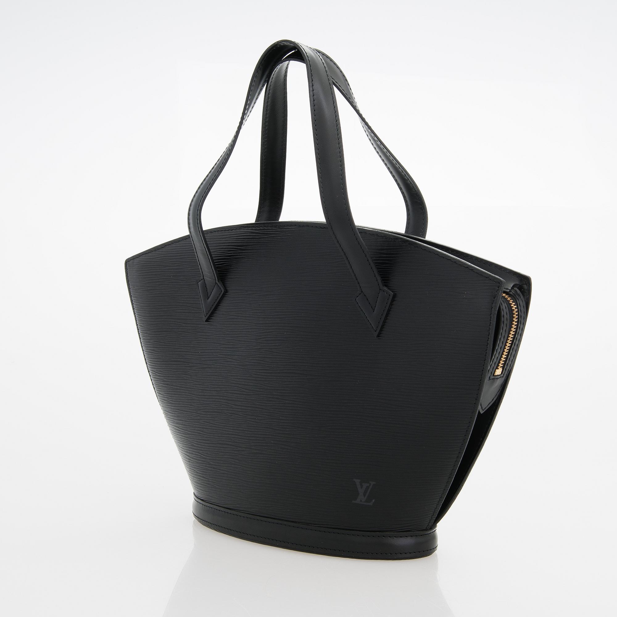Louis Vuitton, A Black Epi Leather Saint Jacques PM Bag.
