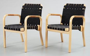 KARMSTOLAR, ett par, Alvar Aalto, Artek.