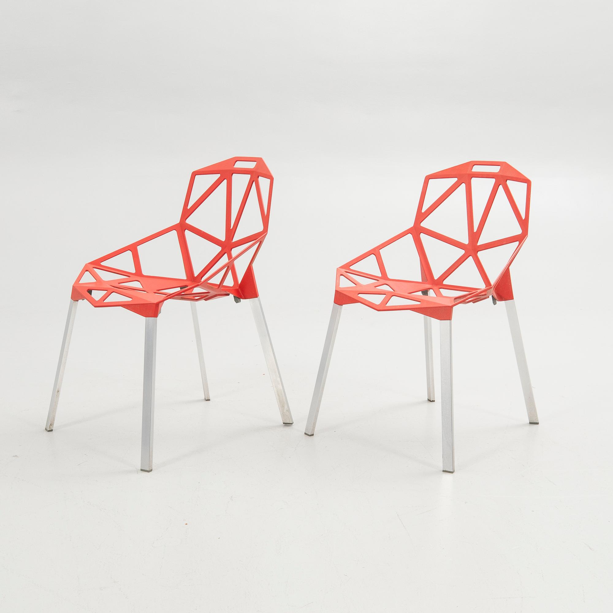 Konstantin Grcic, stolar, ett par, "Chair one", Magis, 2000-tal.