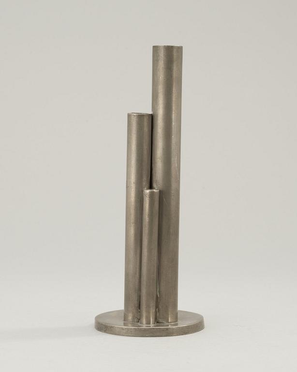 A Björn Trägårdh or Nils Fougstedt pewter vase, Svenskt Tenn, Stockholm 1930.