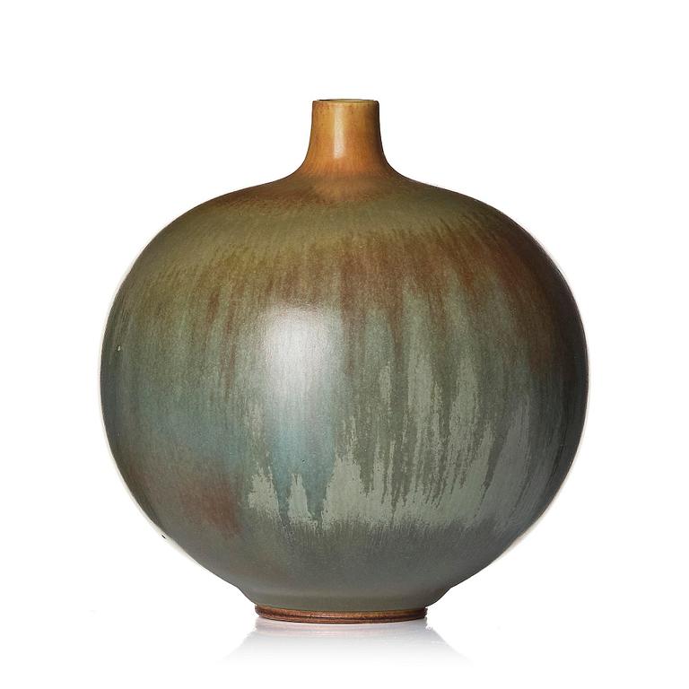 Berndt Friberg, a stoneware vase, Gustavsberg Studio, 1954.