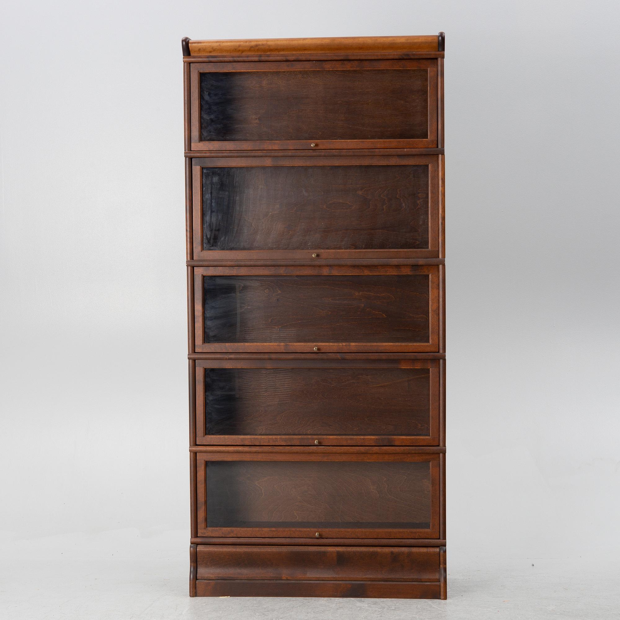 A five-part bookcase, Boknäs, Finland, 21st Century.