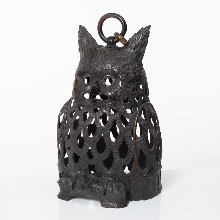 Lykta, brons, Japan, Taisho/Shōwa, 1900-tal.