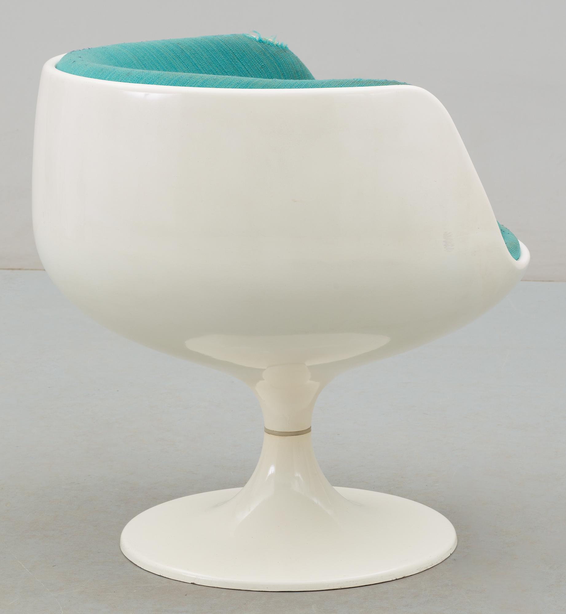 An Eero Arnio 'Cognac' easy chair, Asko, Finland.