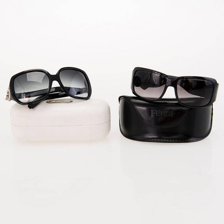 Pair of Sunglasses by Fendi and Chloé.