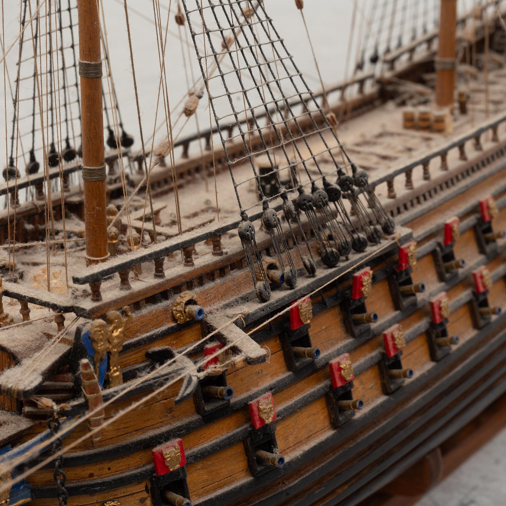 Ship model of Vasa, Built by Bengt Cederholm, 1983.