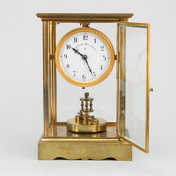 A Claude Grivolas 400 day torsion clock, first half of the 20th century.
