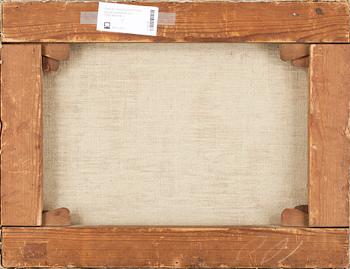 OKÄND KONSTNÄR, olja på uppfodrad duk, 1700/1800-tal.