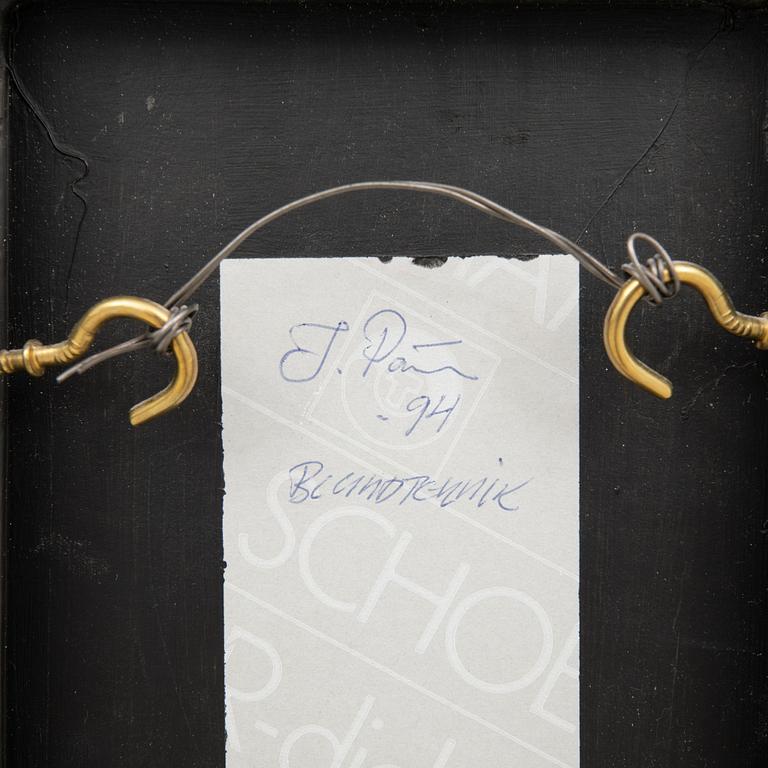 Ilkka Pärn, mixed media on board, signed and dated.
