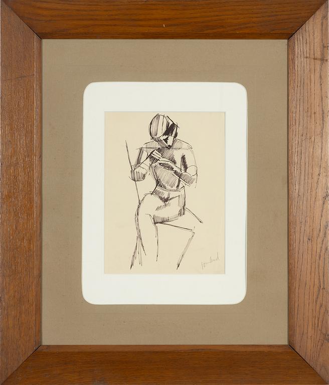 John Jon-And, Sittande figur.