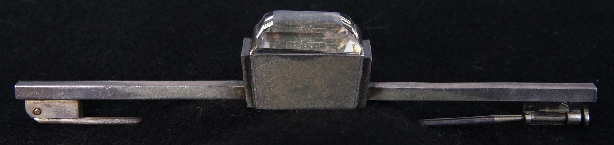 BROSCH, silver samt BERGSKRISTALL, Wiwen Nilsson, 1946.