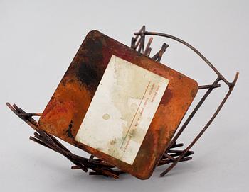 ROLF DENMAN, skulptur, järn, signerad och daterad 1973.