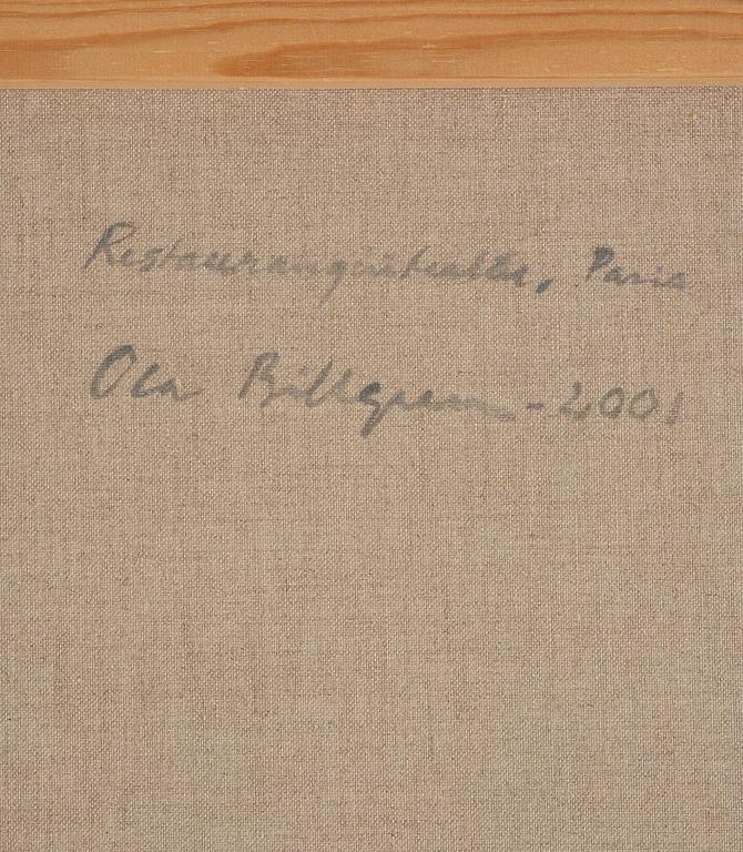 Ola Billgren, "Restauranginteriör, Paris" ("Restaurant, Paris").