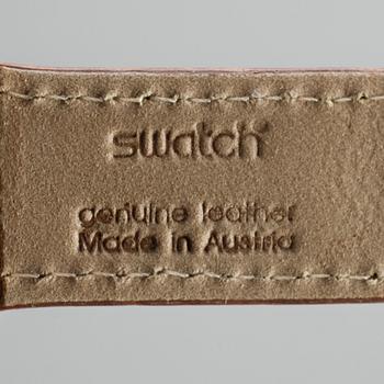 SWATCHKLOCKOR, 4st, plast, "Black Friday", "Garage", "Gran Via", "Screw Driver L", ca 1991-1994.