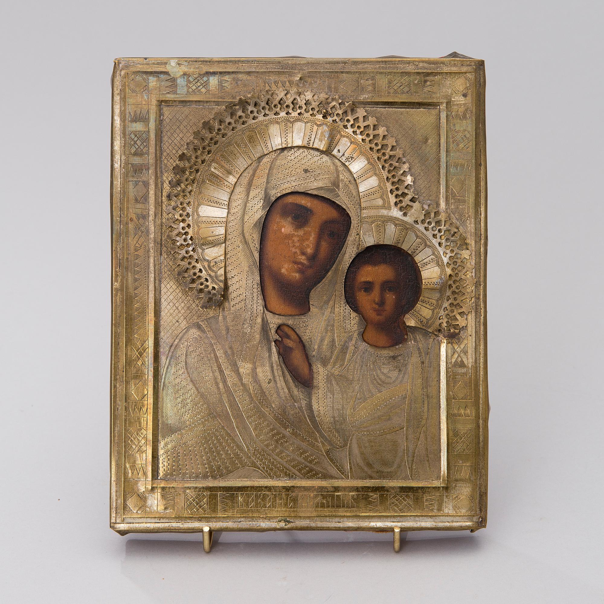 A Russian icon, turn of the 20th century.
