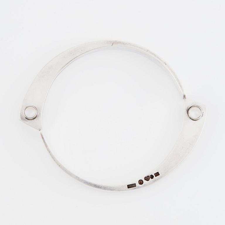 Sven-Erik Högberg, a sterling silver bracelet set with a moonstone, Göteborg 1954.
