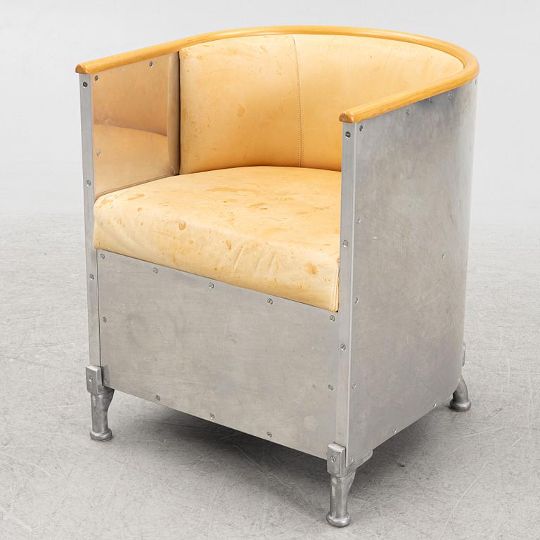 Mats Theselius, fåtölj, "Aluminium chair", Källemo.