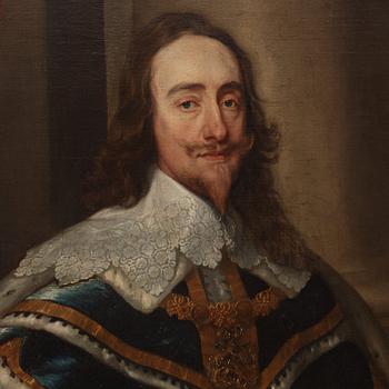 Antonis van Dyck Hans efterföljd, Kung Karl I av England (1600-1649) & drottning Henrietta Maria av England (1609-1669).