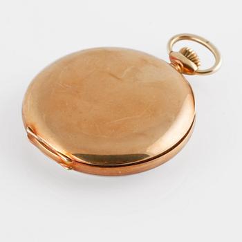 FICKUR, 14K guld, Viking, 1900-talets första hälft. Total vikt inkl urverk 79 g.