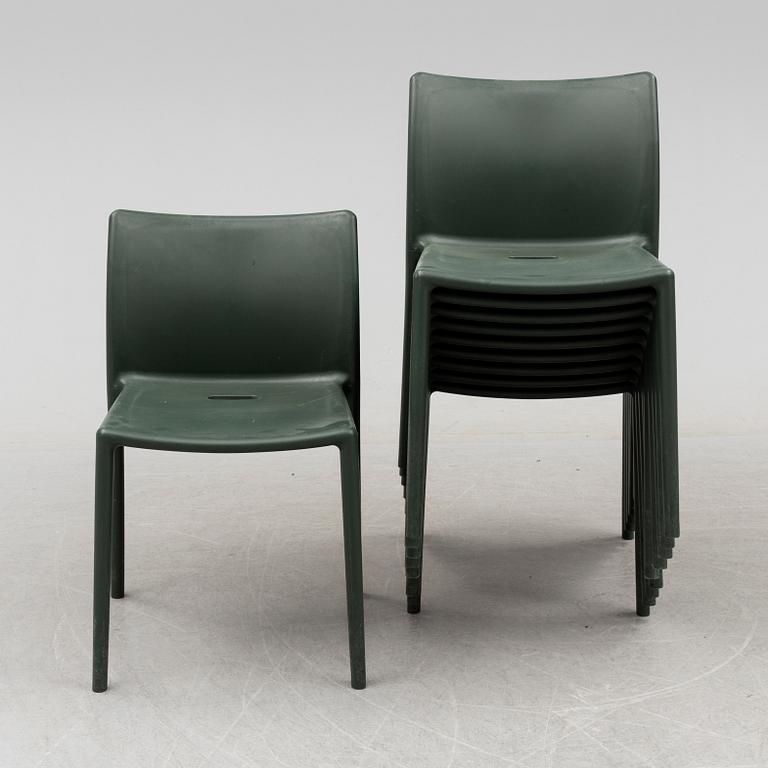 JASPER MORRISON, stolar, 10 st, "Air-Chair", Magis, Italien.