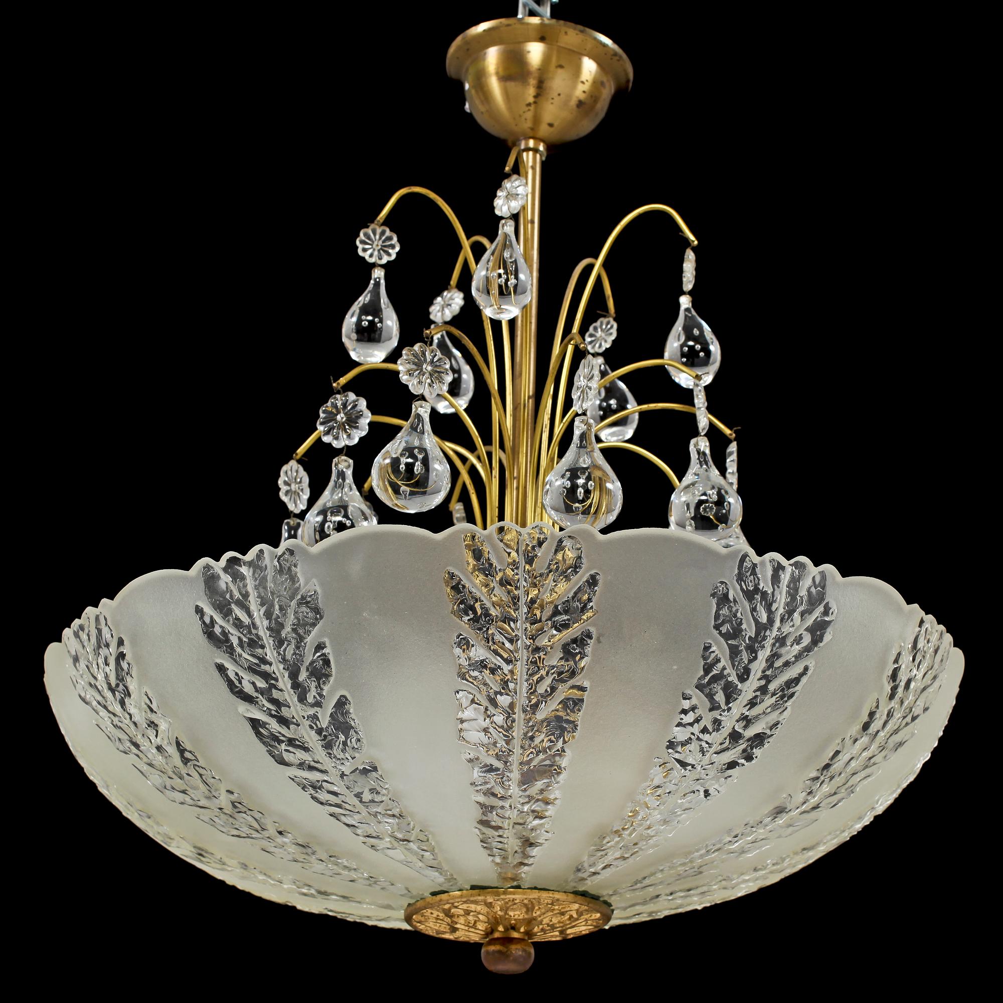 TAKLAMPA, Orrefors, 1900-talets andra kvartal.