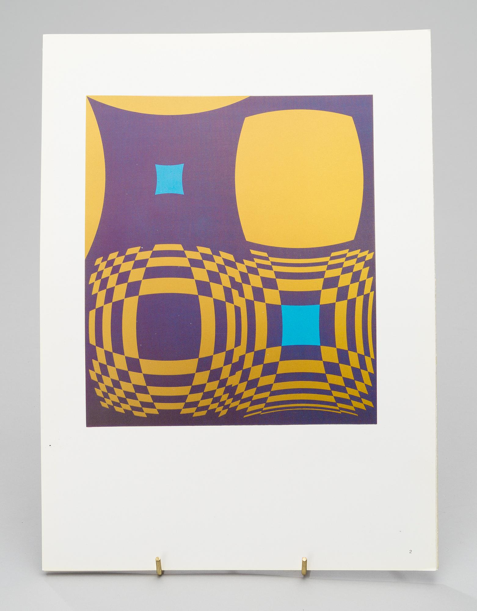 BROSCHYRER 3 ST, Jim Dine, Victor Vasarely och Paul Klee 1961, 1982, 1983.