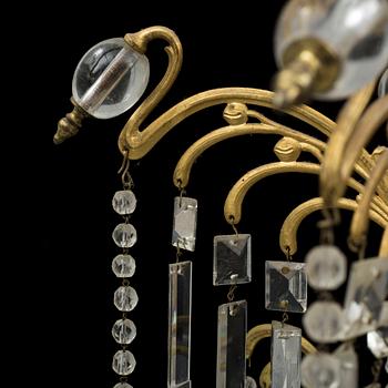 An early 20th century ceiling light.