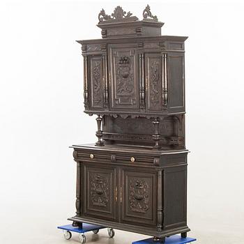 A neo-renaisssance styel cupboard first half of the 20th century.