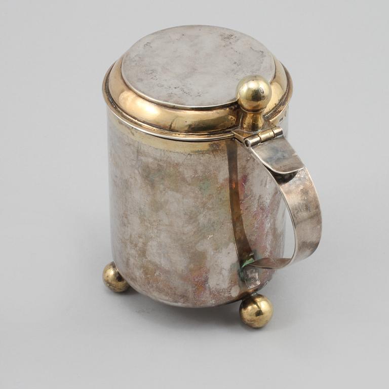 STOP, silver, Johan Fredrik Wildt, Stockholm, 1801, vikt 470 gram.