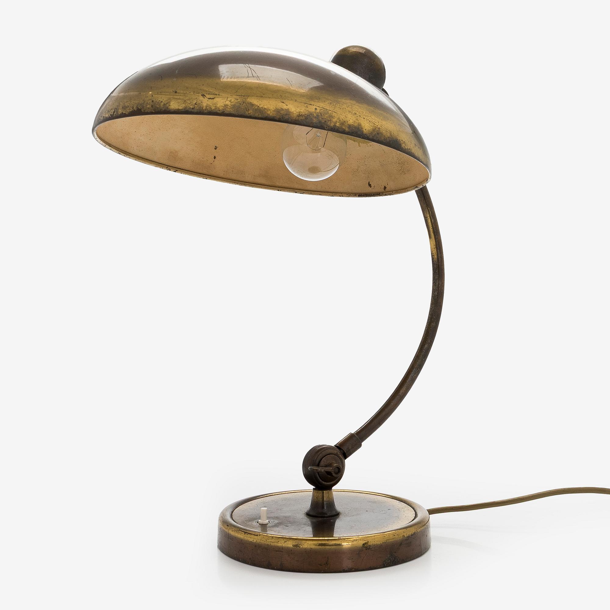 Christian Dell, Bordslampa, modell 6631-T Luxus, Kaiser Idell, Tysklannd 1930-tal.