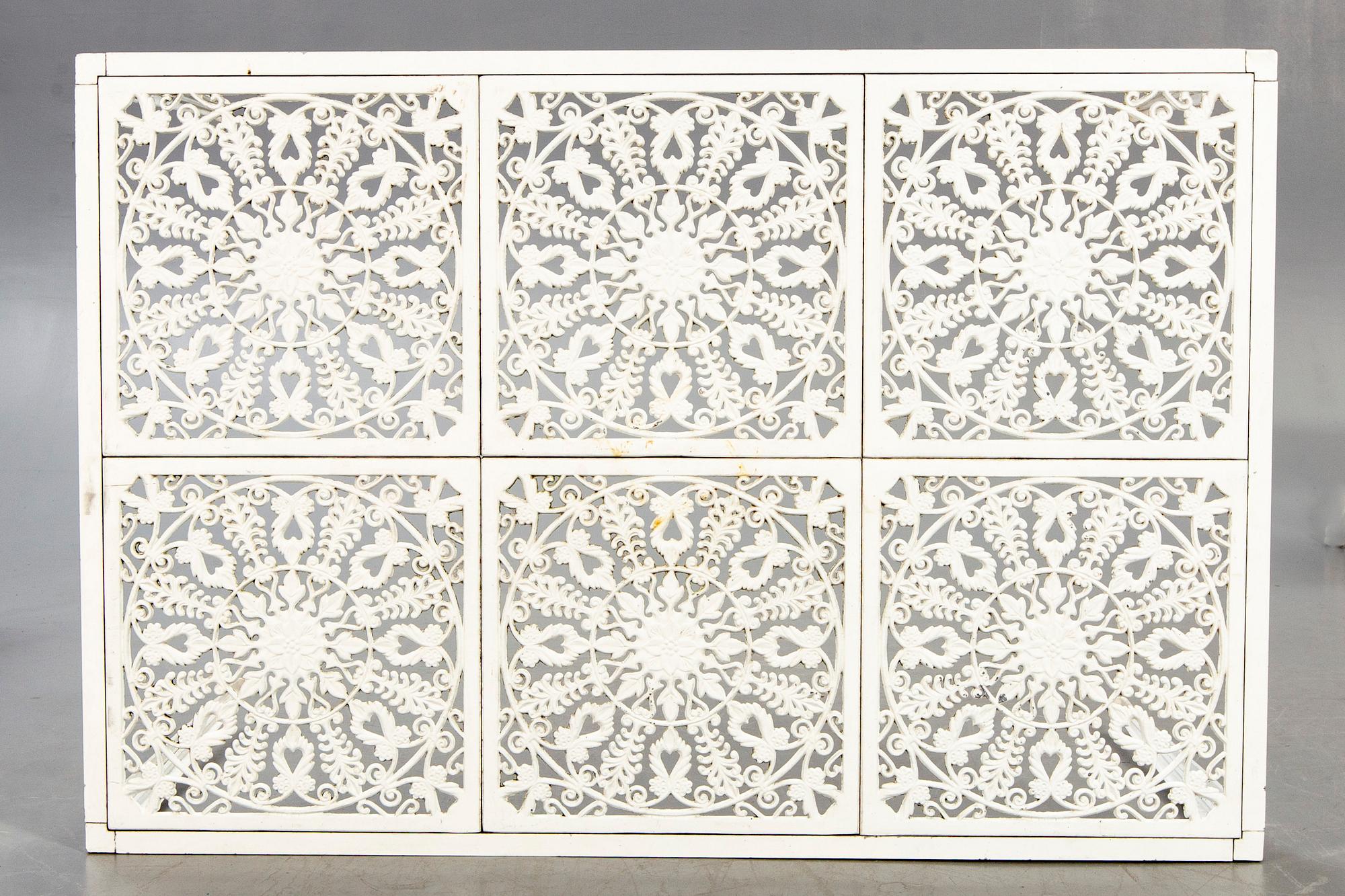 Garden group, table, chairs, 4 pcs, last part of the 20th century.