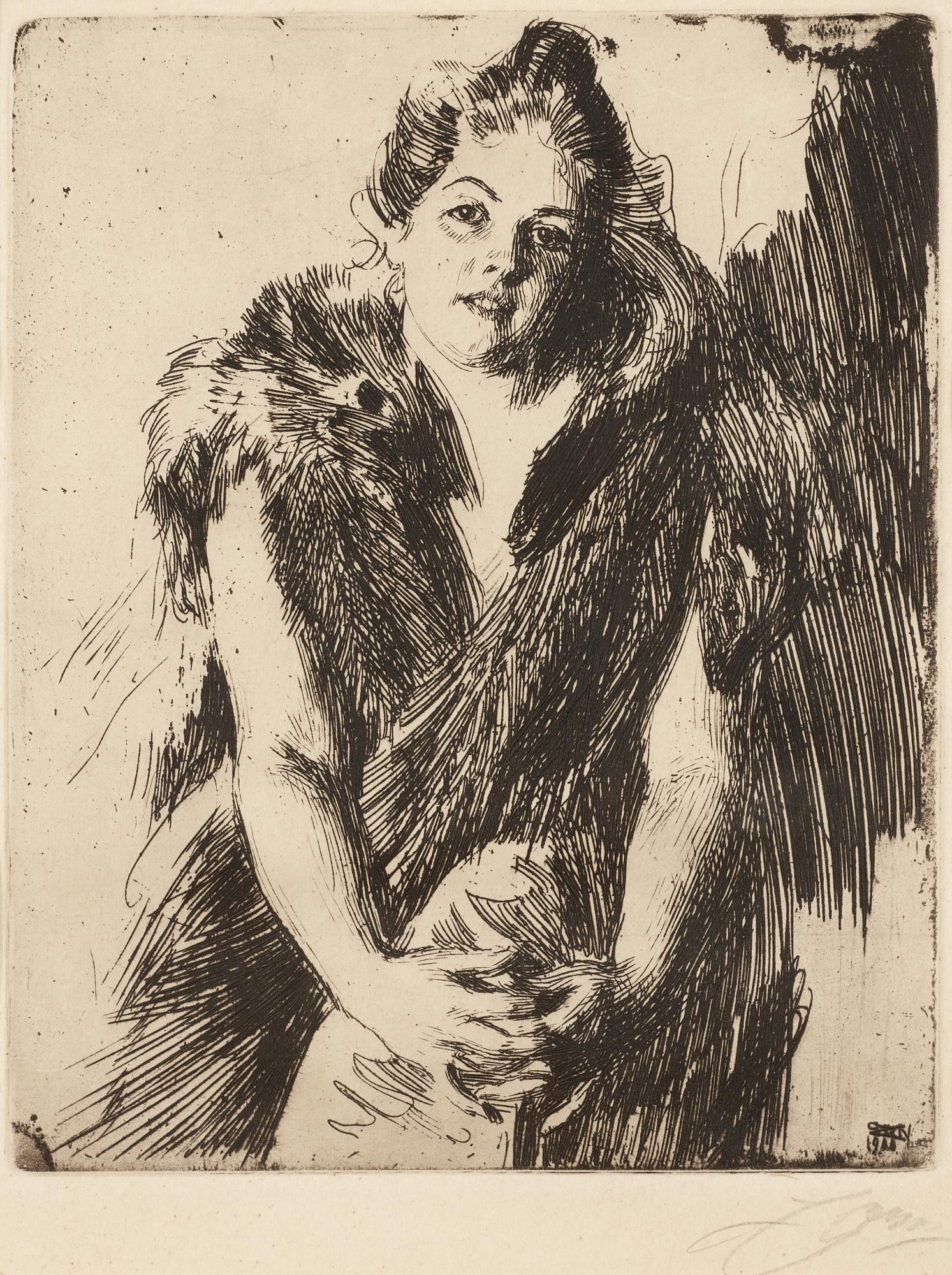 Anders Zorn, "Maja von Heijne".