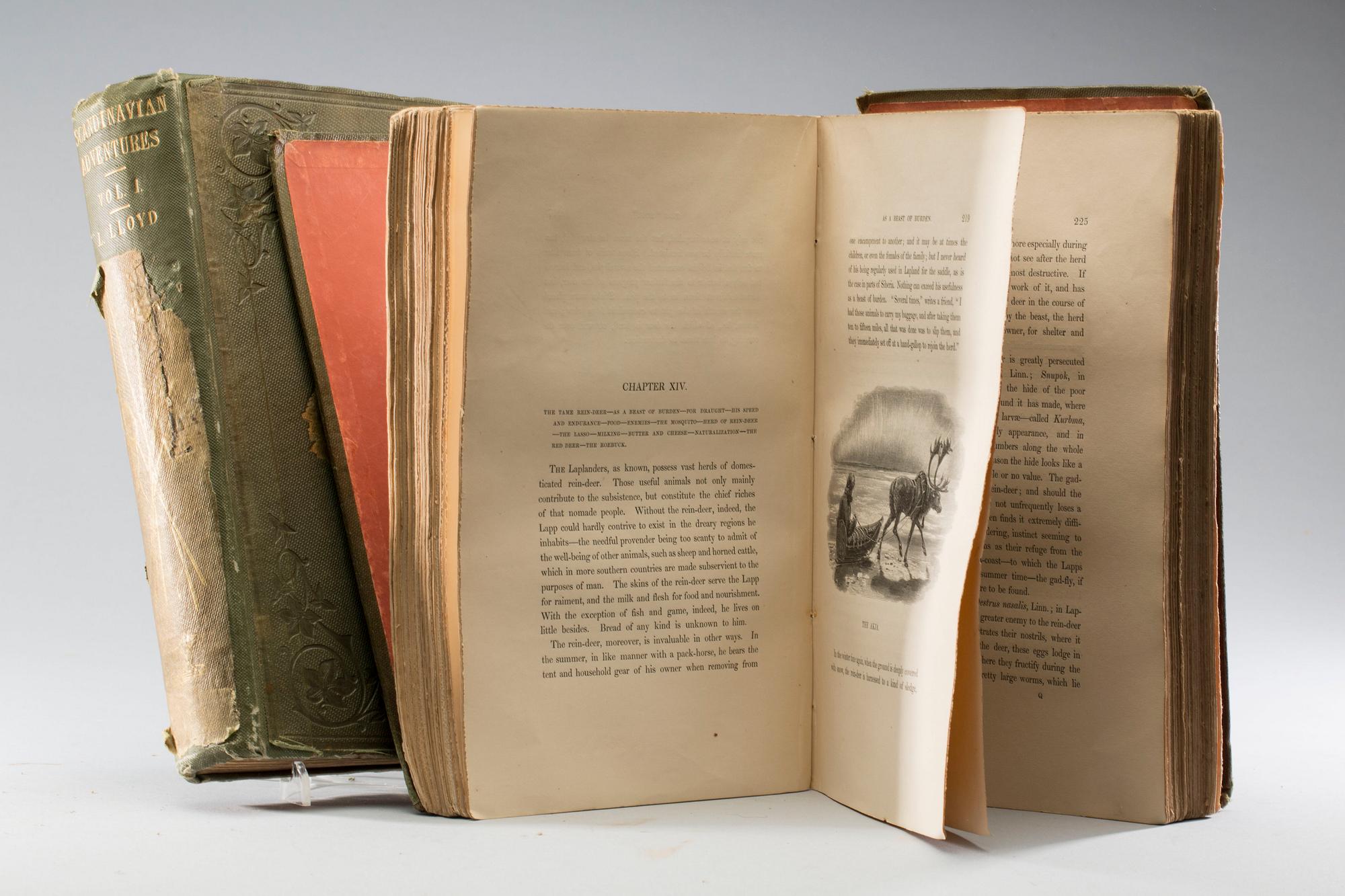 Llewellyn Lloyd, "Scandinavian adventures" 2 vol. Richard Bentley, New Burlington Street. London. 1854.