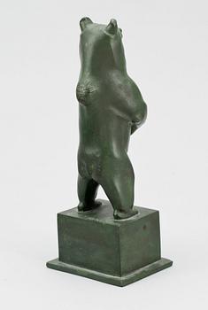 ANDERS JÖNSSON, skulptur, brons. Signerad.