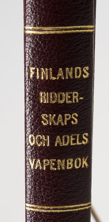 BOK, Granfelt, Finlands Ridderskap och Adelsvapen, jemte beskrivning, Tilgmann, Helsingfors 1888-1889.