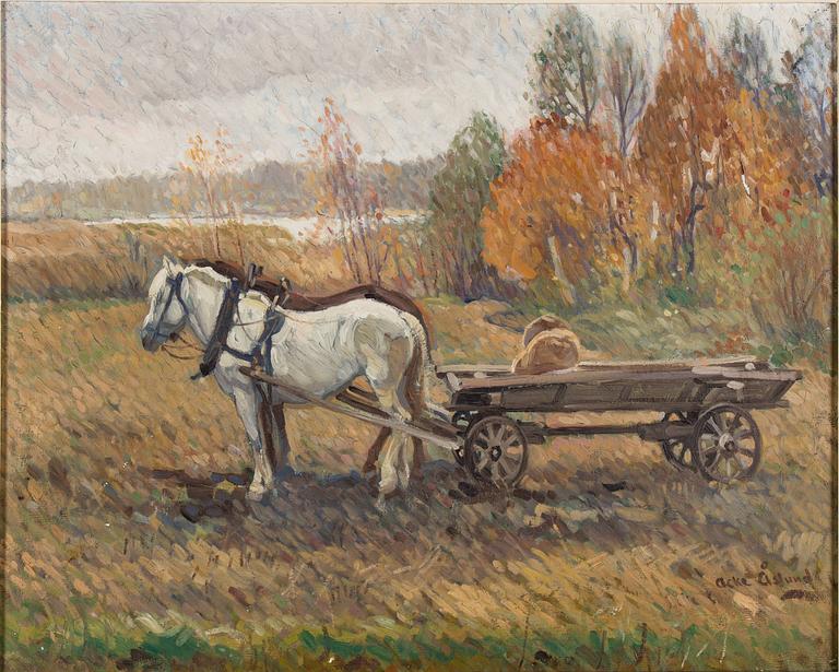 ACKE ÅSLUND, olja på duk, signerad Acke Åslund.