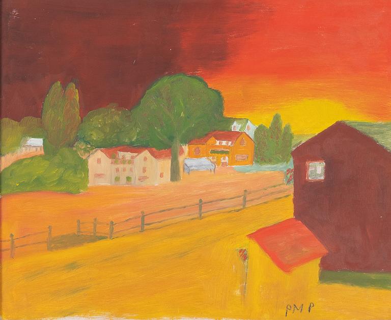 Primus Mortimer Pettersson, Translation: "Red sky.".