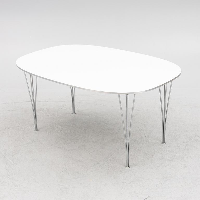 Bruno Mathsson & Piet Hein, a "Superellips" dining table, Fritz Hansen, Denmark.