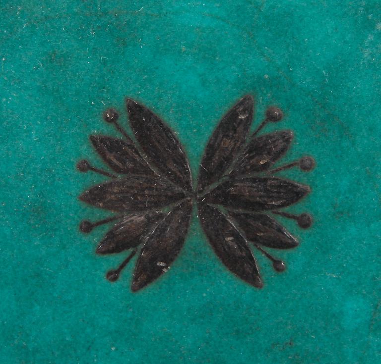 PARTI STENGODS, 7 delar, "Argenta" Wilhelm Kåge Gustavsberg.