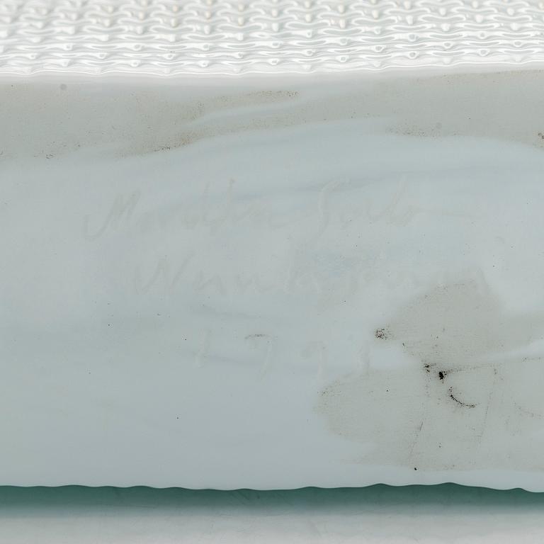 Markku Salo, veistos, "Kortteli", signeerattu Markku Salo Nuutajärvi 1995.