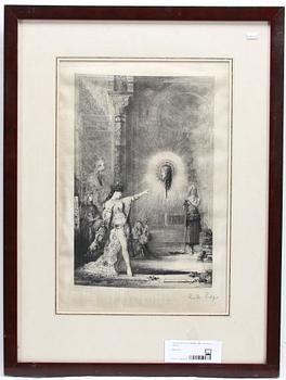 GUSTAVE MOREU, efter, sidentryck, 1800-tal.