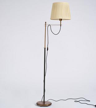 Harald Notini, a floor lamp, model '15597', Arvid Böhlmarks Lampfabrik, Sweden, 1950s.