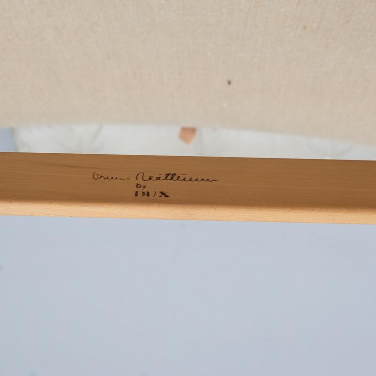 Bruno Mathsson, a 'Pernilla' easy chair witr foot stoll., Dux.