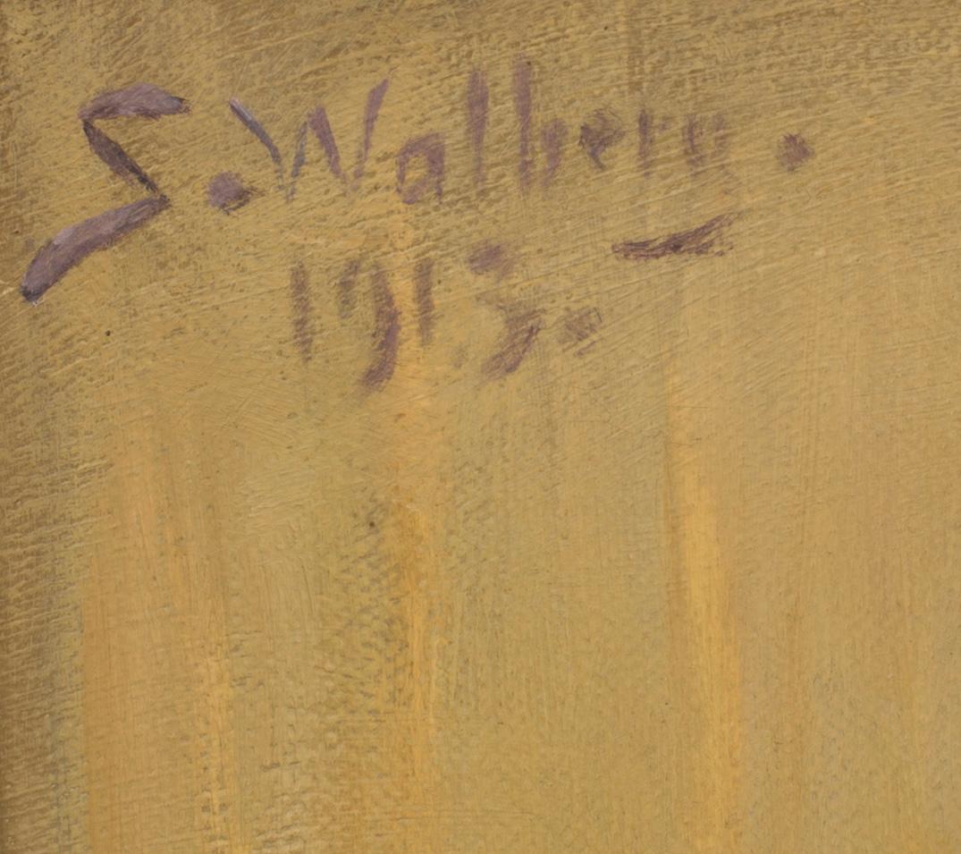 SVEN WALBERG, olja på duk, signerad och daterad 1913.
