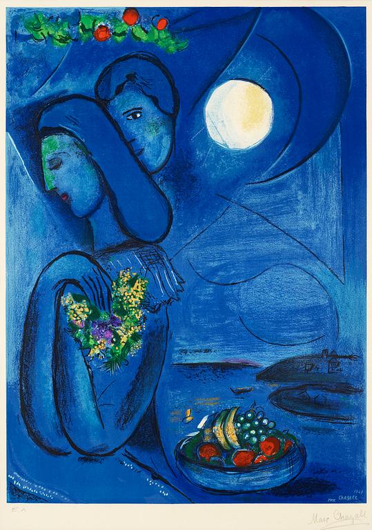 Marc Chagall (After), "Saint-Jean-Cap-Ferrat".