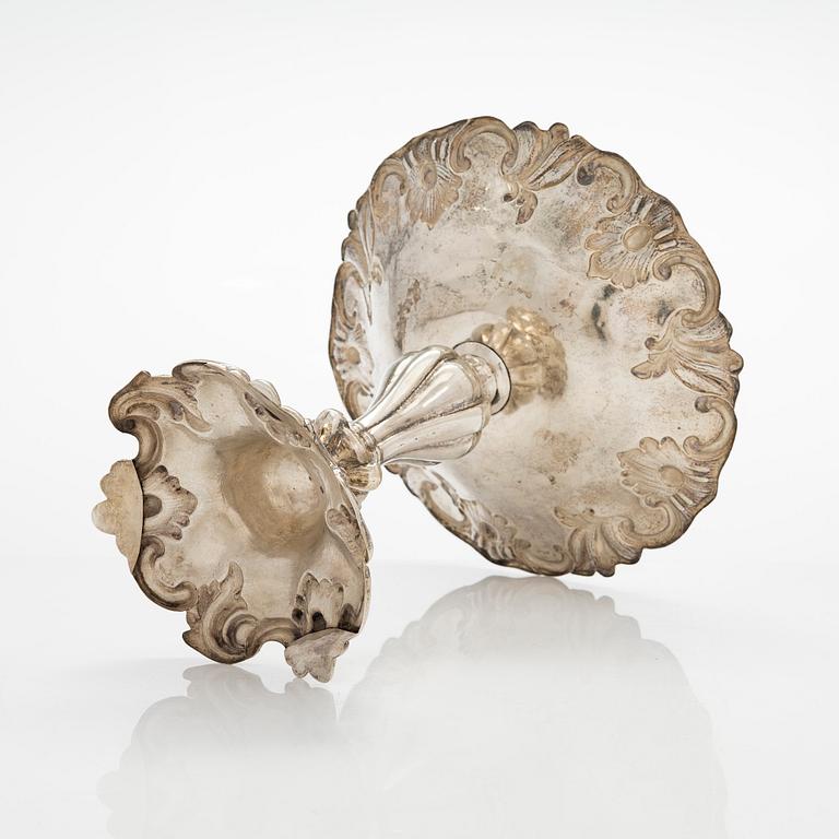 Uppsatsskål, silver, Sverige, 1852.