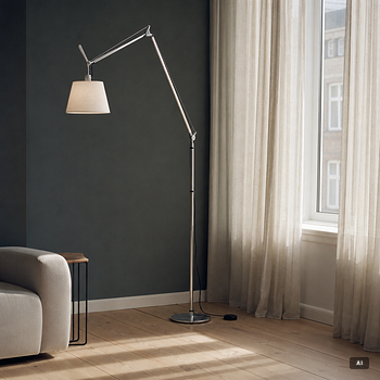 Michele De Lucchi & Giancarlo Fassina, floor lamp, "Tolomeo Mega Floor", Artemide.