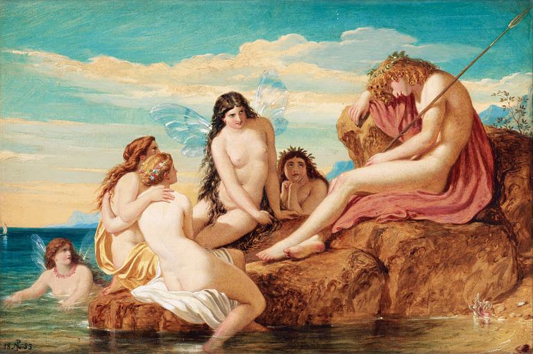 Joseph Noêl Paton, "Dionysus and sea nymphs".
