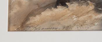 RUNE JOHANSSON, watercolour, signed and dated -98.